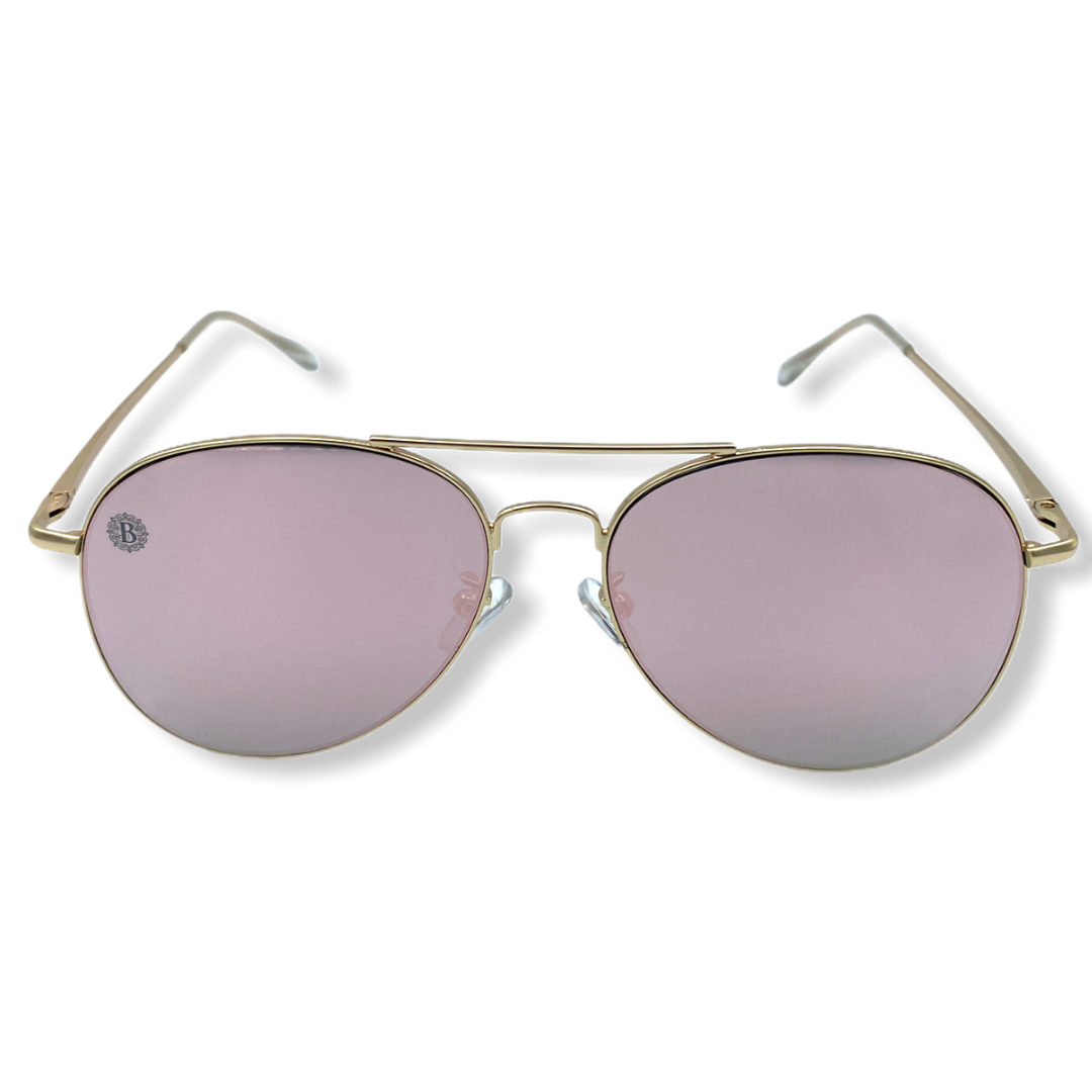 Rose Gold Colored Sunglasses Sunglasses New Classic | Collection Beingbar
